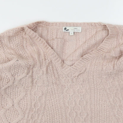 Womens UK Size S NEXT Pink Pullover Jumper