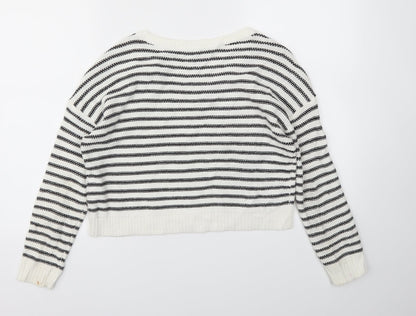 Womens UK Size 6 H&M Multicoloured Pullover Jumper