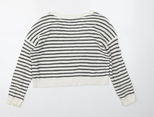 Womens UK Size 6 H&M Multicoloured Pullover Jumper