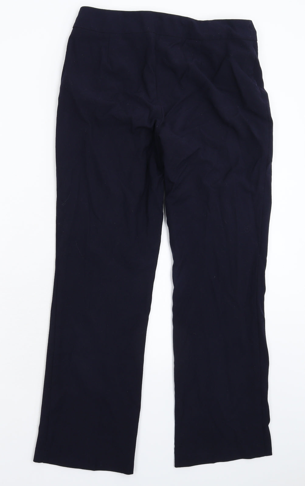Womens UK Size 10 Marks and Spencer Regular Fit Dress Pants Blue Trousers