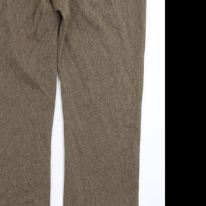 Sara Womens Grey Herringbone  Trousers  Size 20 L30 in