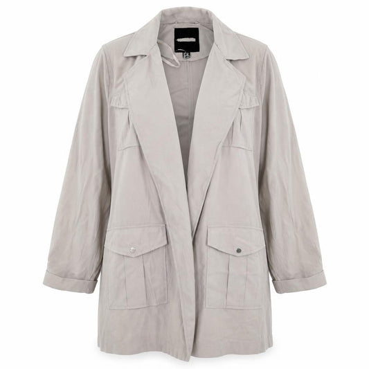 Womens UK Size 14 Preworn Grey Pea Coat