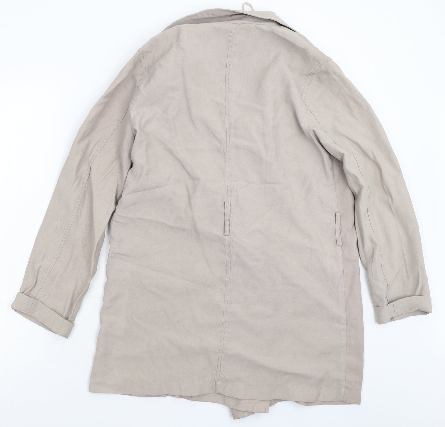 Womens UK Size 14 Preworn Grey Pea Coat