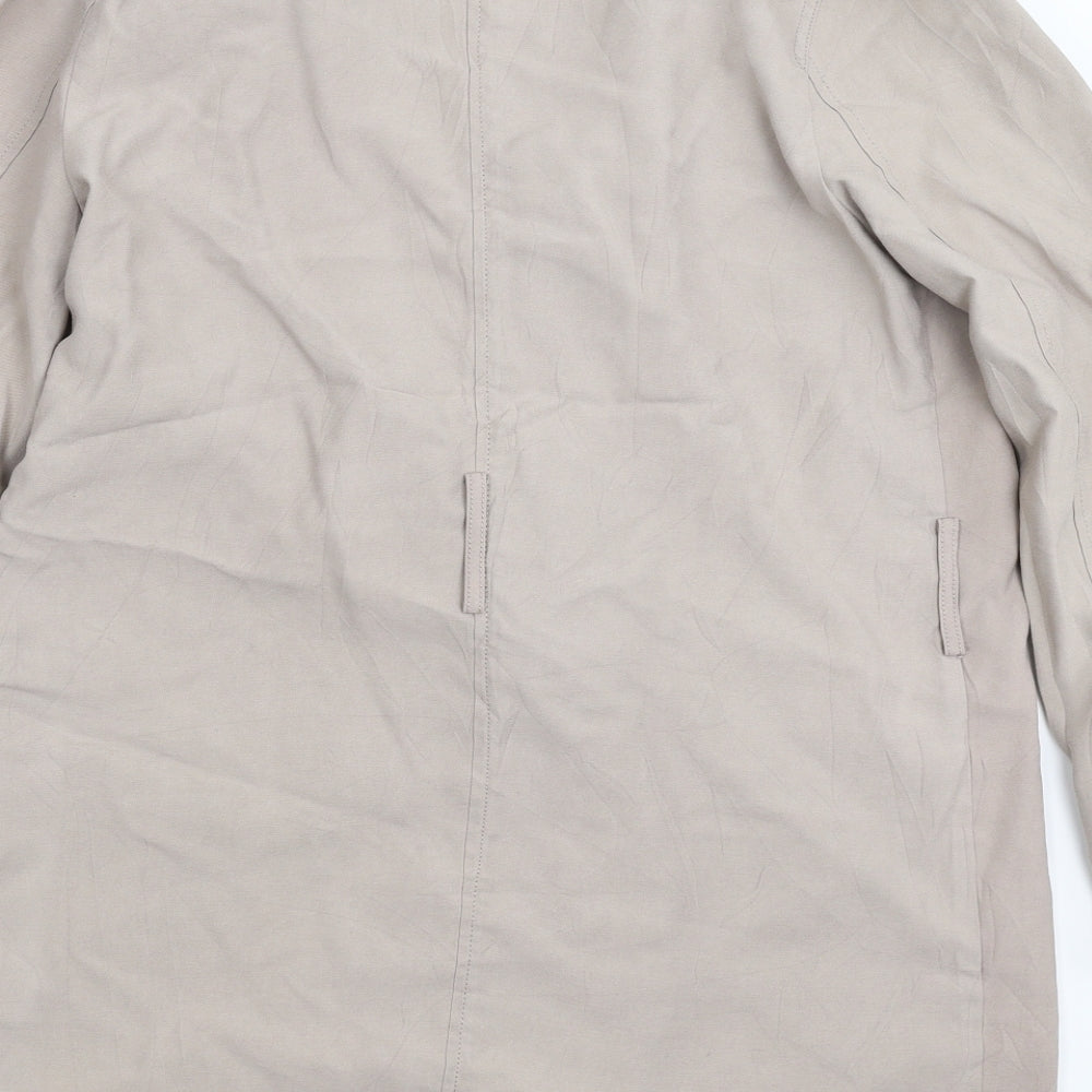 Womens UK Size 14 Preworn Grey Pea Coat