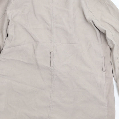 Womens UK Size 14 Preworn Grey Pea Coat