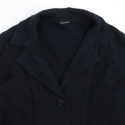 monari Womens Black   Jacket Blazer Size 10