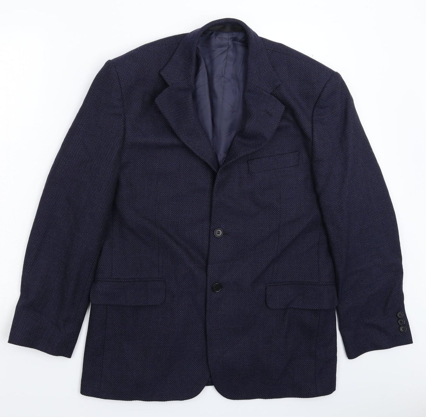 Mens UK Size 40 Marks and Spencer Regular Blue Suit Jacket