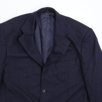 Mens UK Size 40 Marks and Spencer Regular Blue Suit Jacket