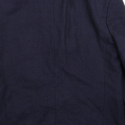 Mens UK Size 40 Marks and Spencer Regular Blue Suit Jacket