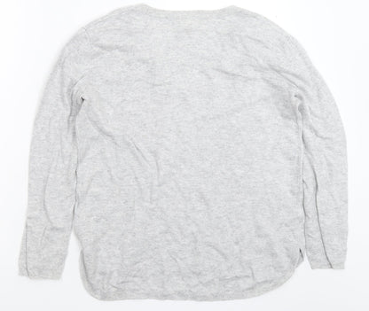 Womens UK Size M H&M Grey Pullover Jumper