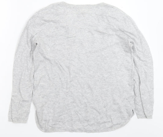 Womens UK Size M H&M Grey Pullover Jumper