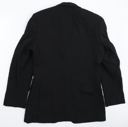Mens UK Size 40 Karl Jackson Regular Black Suit Jacket