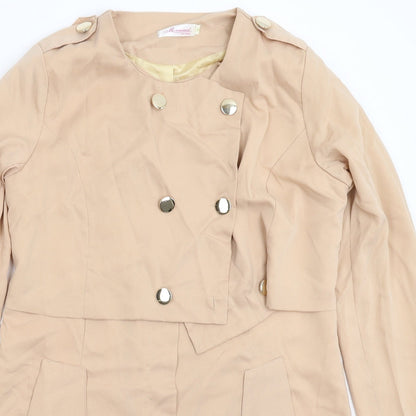 Mermaid Womens Beige   Shirt Dress  Size M