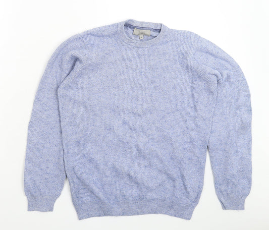 Marks and Spencer Mens Blue  Knit Pullover Jumper Size S