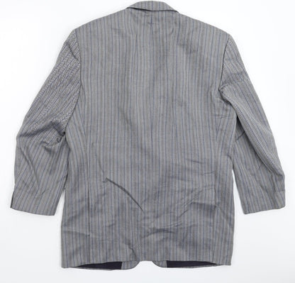 Mens UK Size 42 Desch Regular Grey Suit Jacket