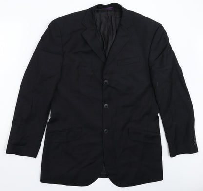 Mens UK Size 40 NEXT Regular Black Suit Jacket