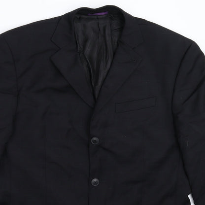 Mens UK Size 40 NEXT Regular Black Suit Jacket