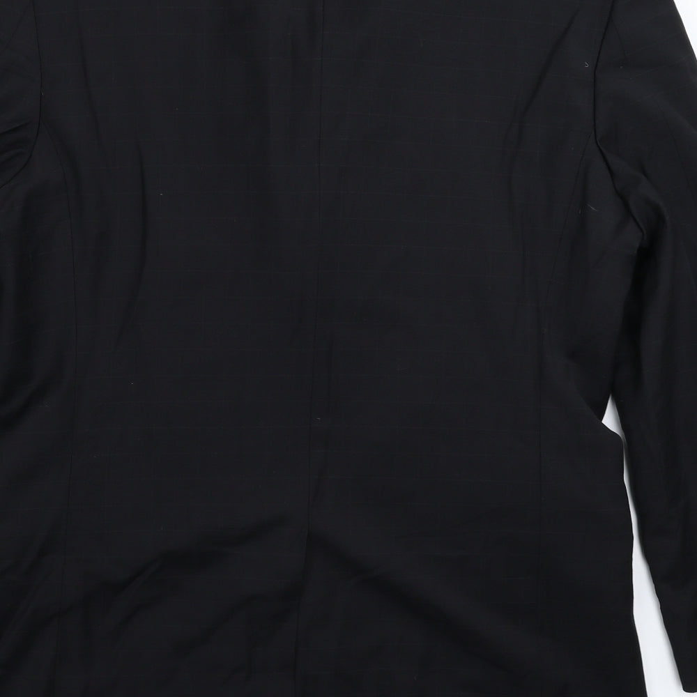 Mens UK Size 40 NEXT Regular Black Suit Jacket