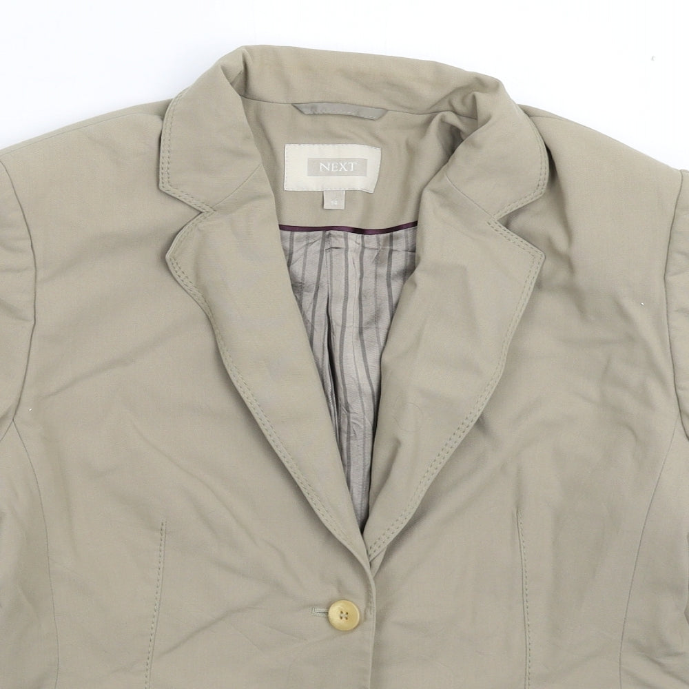 NEXT Womens Grey   Jacket Suit Jacket Size 14