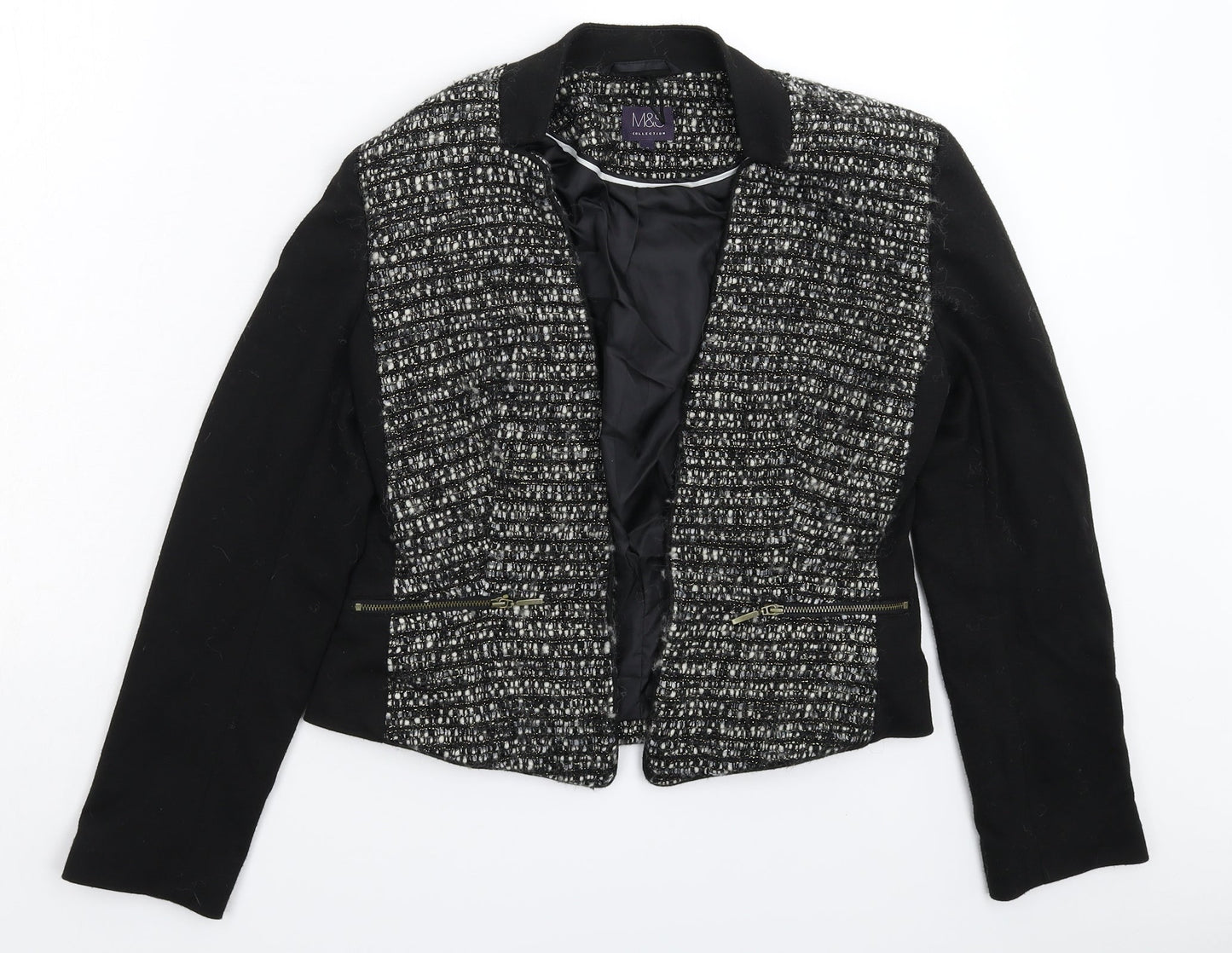 Marks and Spencer Womens Blue   Jacket Blazer Size 8