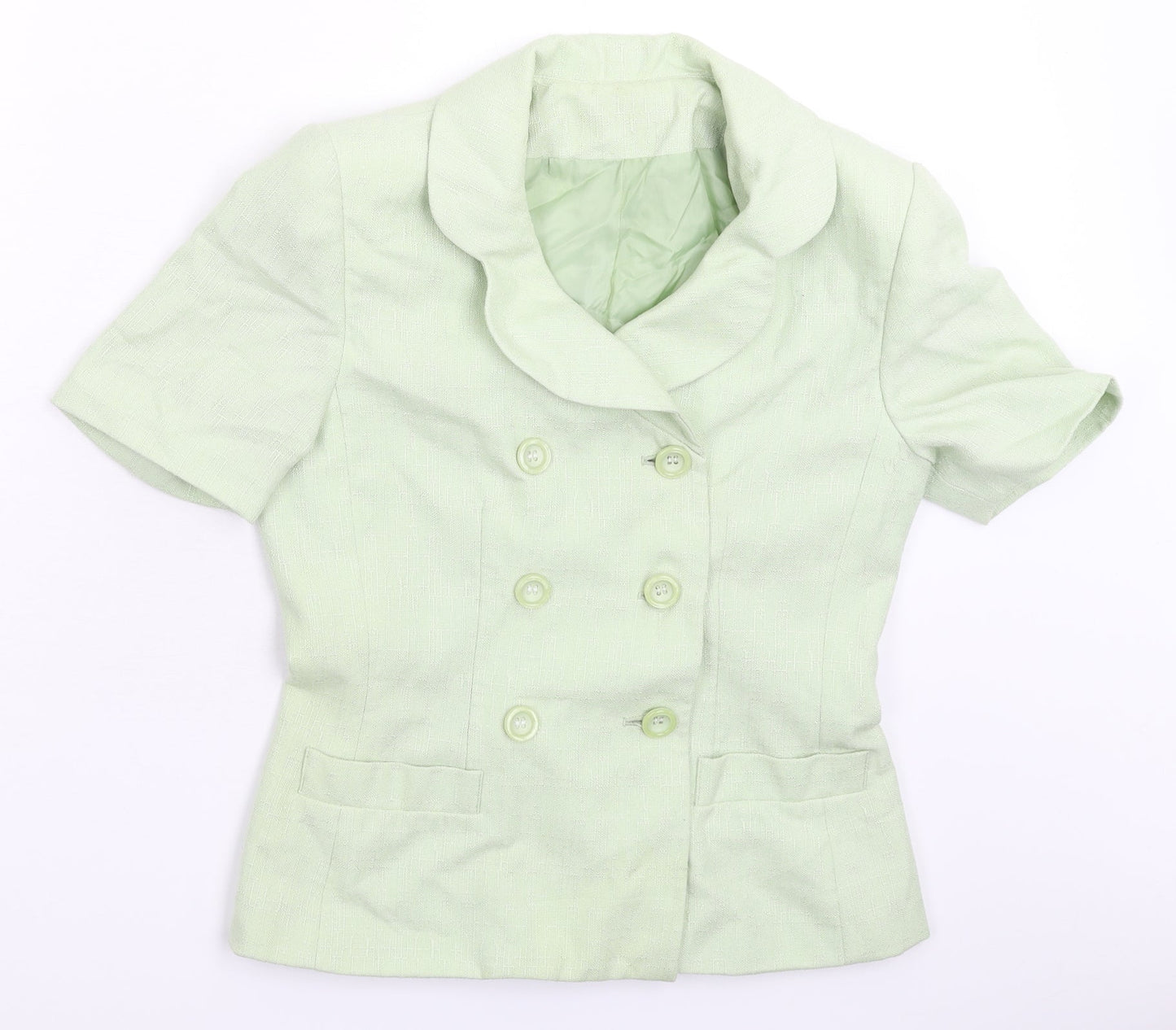 Womens UK Size M Preworn Regular Green Blazer