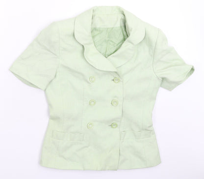 Womens UK Size M Preworn Regular Green Blazer