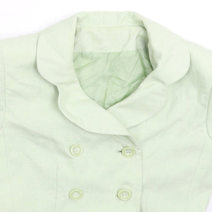 Womens UK Size M Preworn Regular Green Blazer