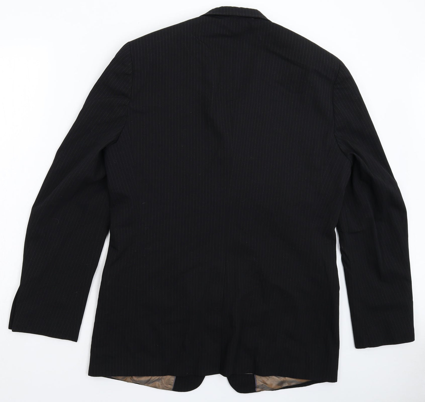Mens UK Size 40 River Island Regular Black Suit Jacket