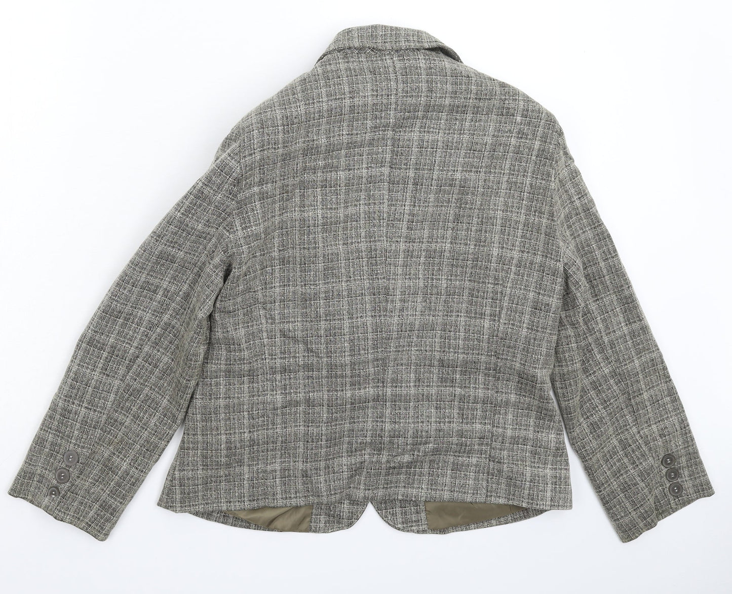 Atmosphere Womens Grey Check  Jacket Blazer Size 14