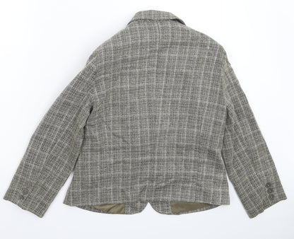 Atmosphere Womens Grey Check  Jacket Blazer Size 14