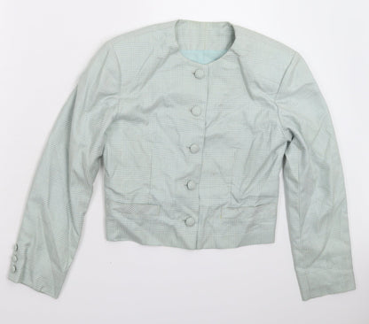 Womens UK Size 10 Preworn Green Jacket