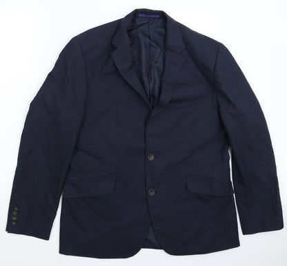 Mens UK Size 42 Marks and Spencer Regular Blue Suit Jacket