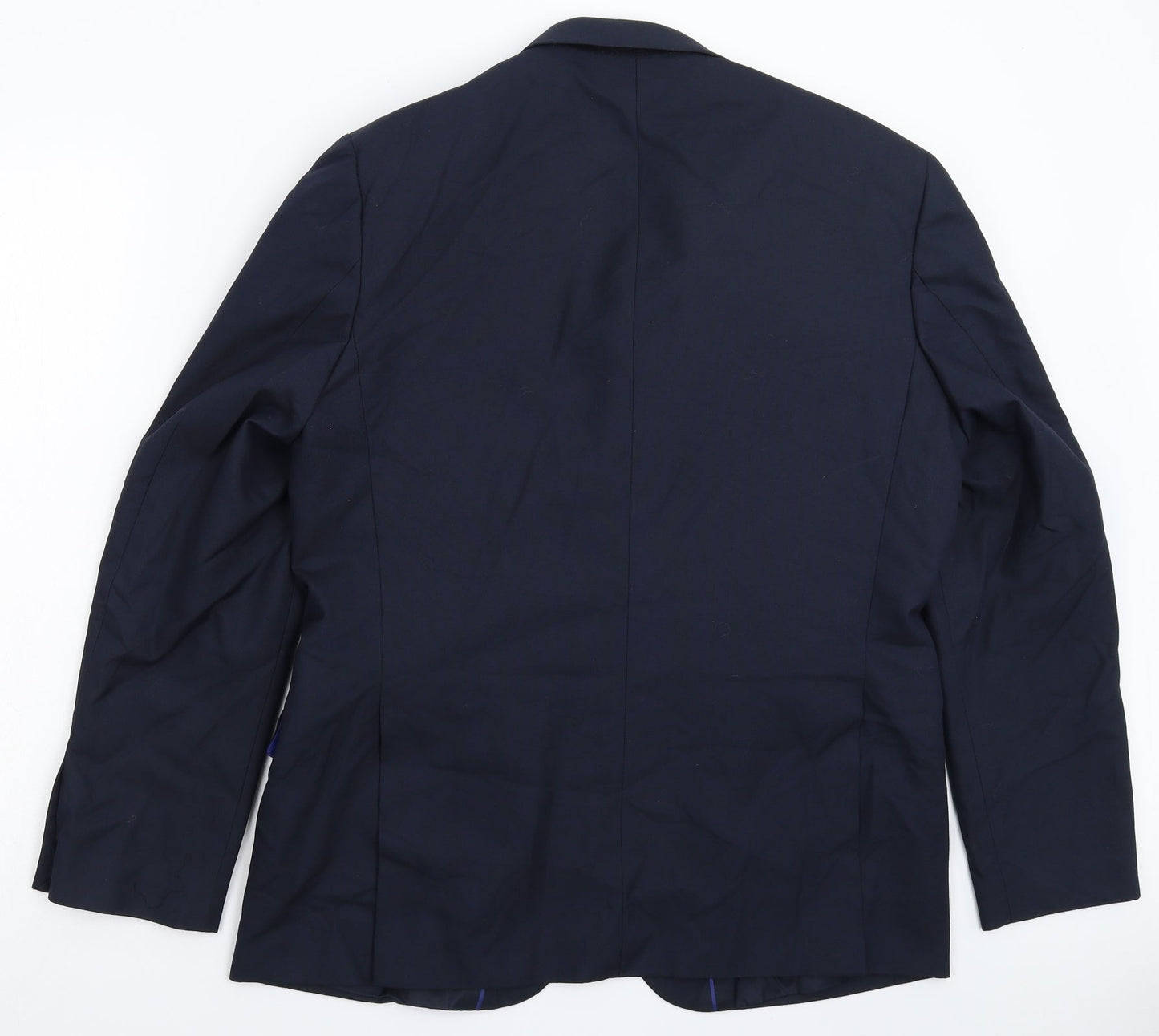 Mens UK Size 42 Marks and Spencer Regular Blue Suit Jacket