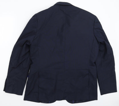 Mens UK Size 42 Marks and Spencer Regular Blue Suit Jacket