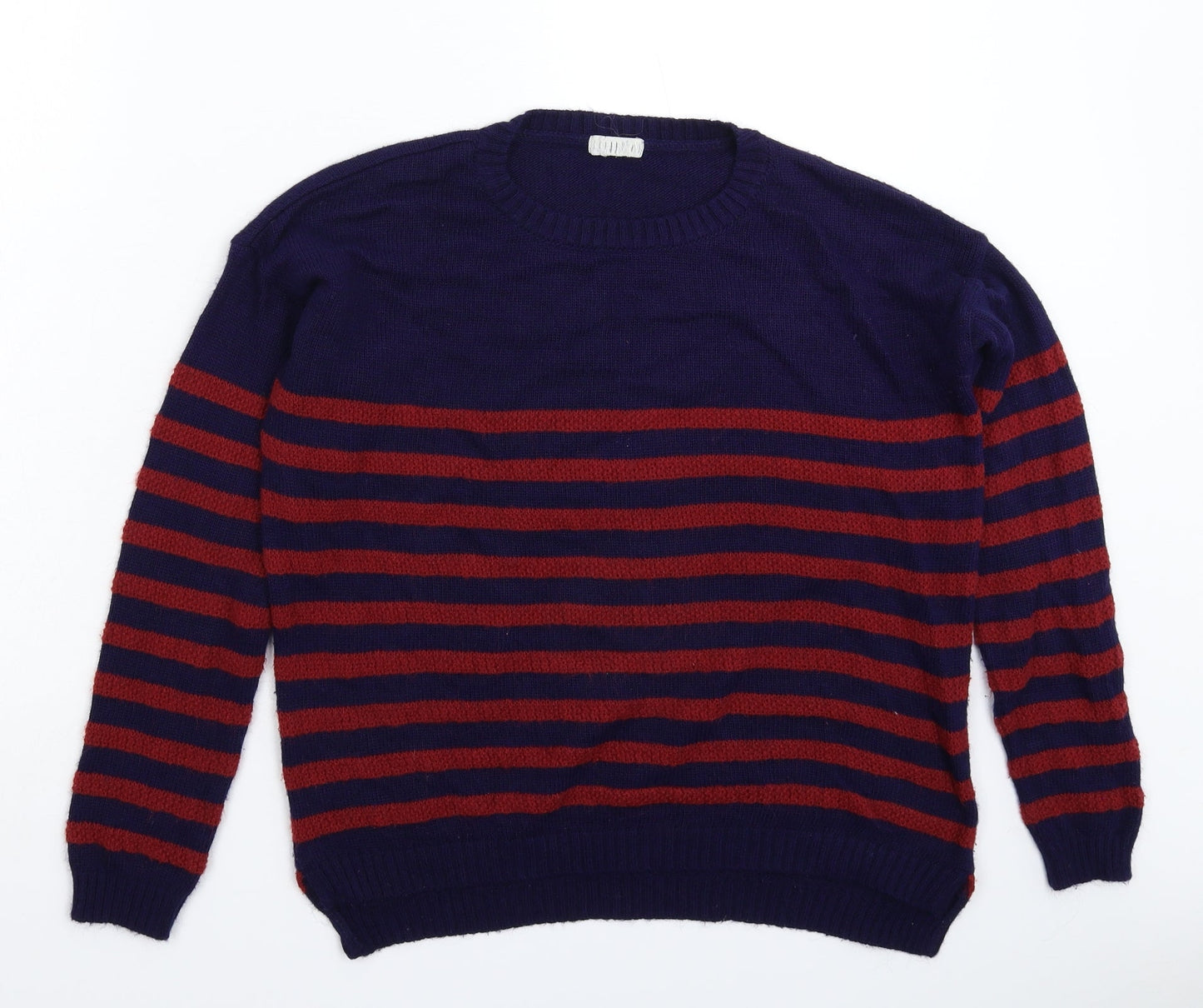 Womens UK Size 14 Cooperative Multicoloured Pullover Jumper