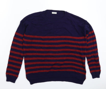 Womens UK Size 14 Cooperative Multicoloured Pullover Jumper