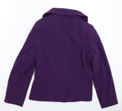 Womens UK Size 10 EWM Purple Jacket