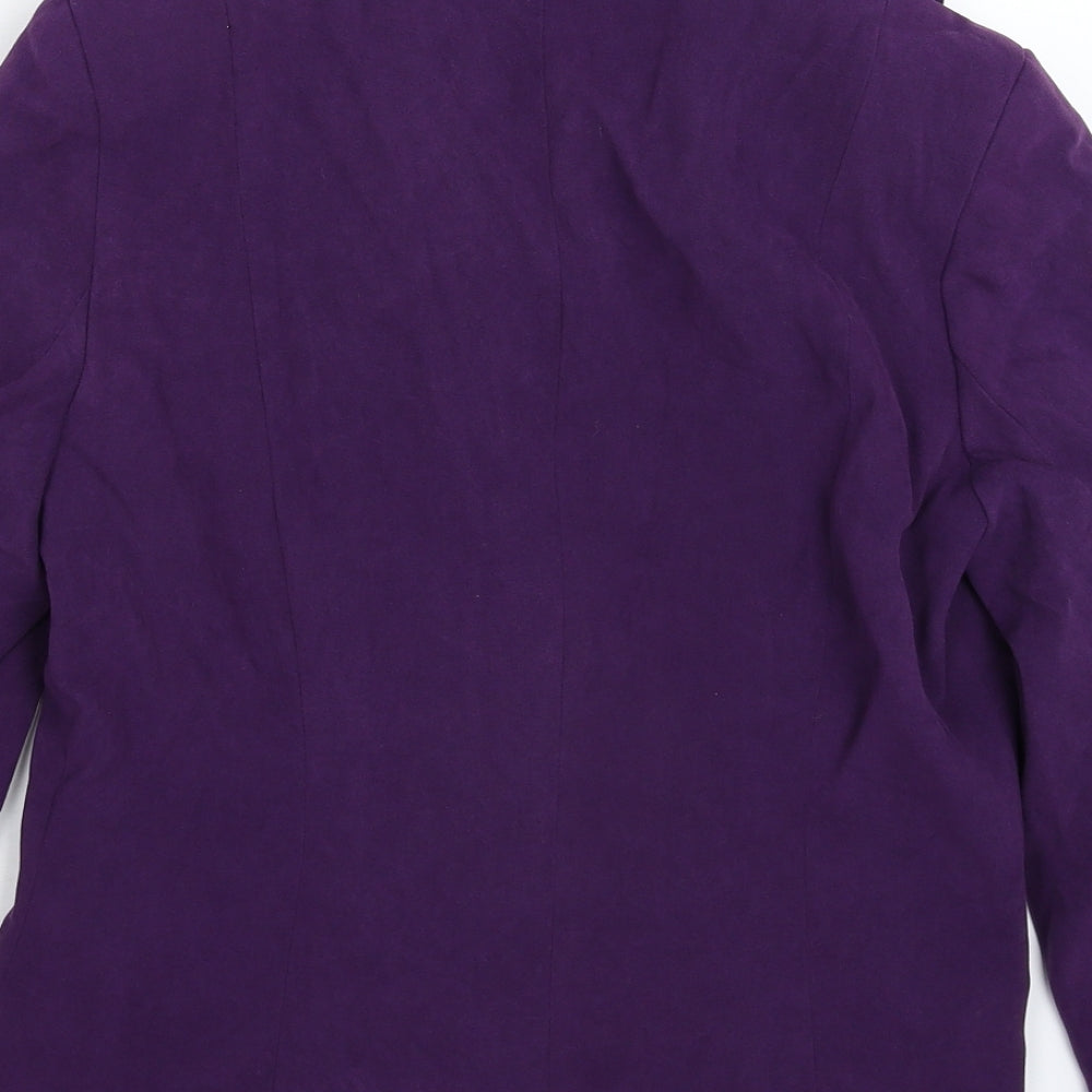 Womens UK Size 10 EWM Purple Jacket