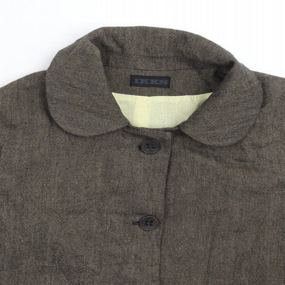 IKKS Womens Grey   Jacket Blazer Size 14