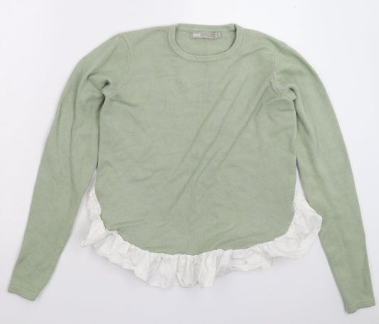 ASOS Womens Green  Knit Pullover Jumper Size 10