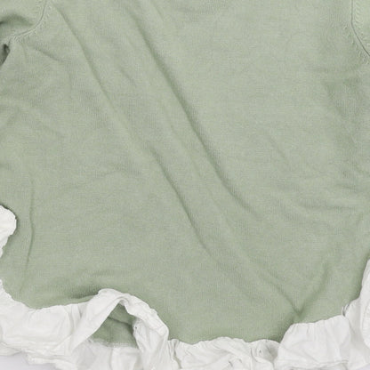 Womens UK Size 10 ASOS Green Pullover Jumper