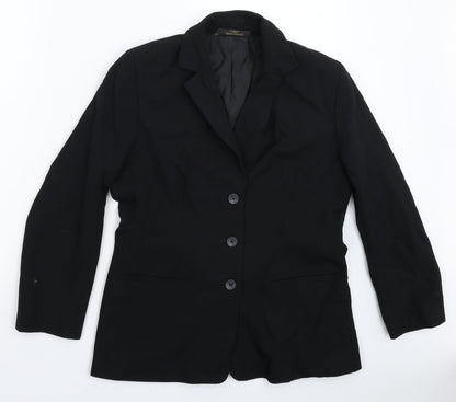 Womens UK Size 12 Marks and Spencer Regular Black Suit Jacket