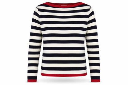 Marks & Spencer Womens Multicoloured Striped Knit Pullover Jumper Size 10