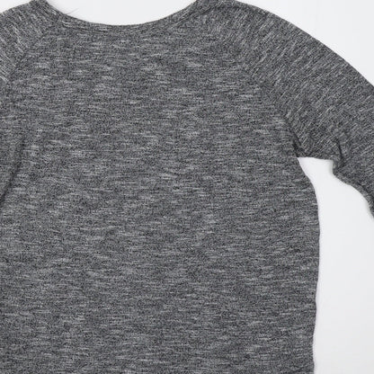 Primark Womens Grey  Knit Pullover Sweatshirt Size 6