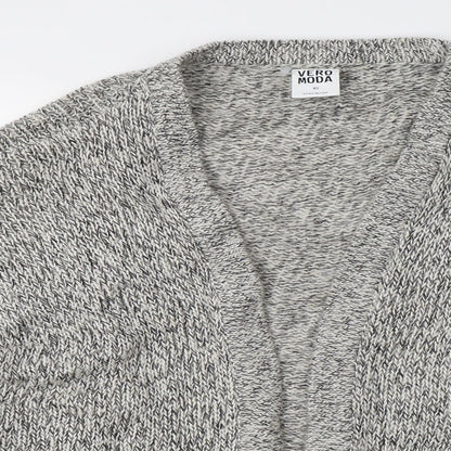 Womens UK Size S VERO MODA Brown Cardigan Jumper