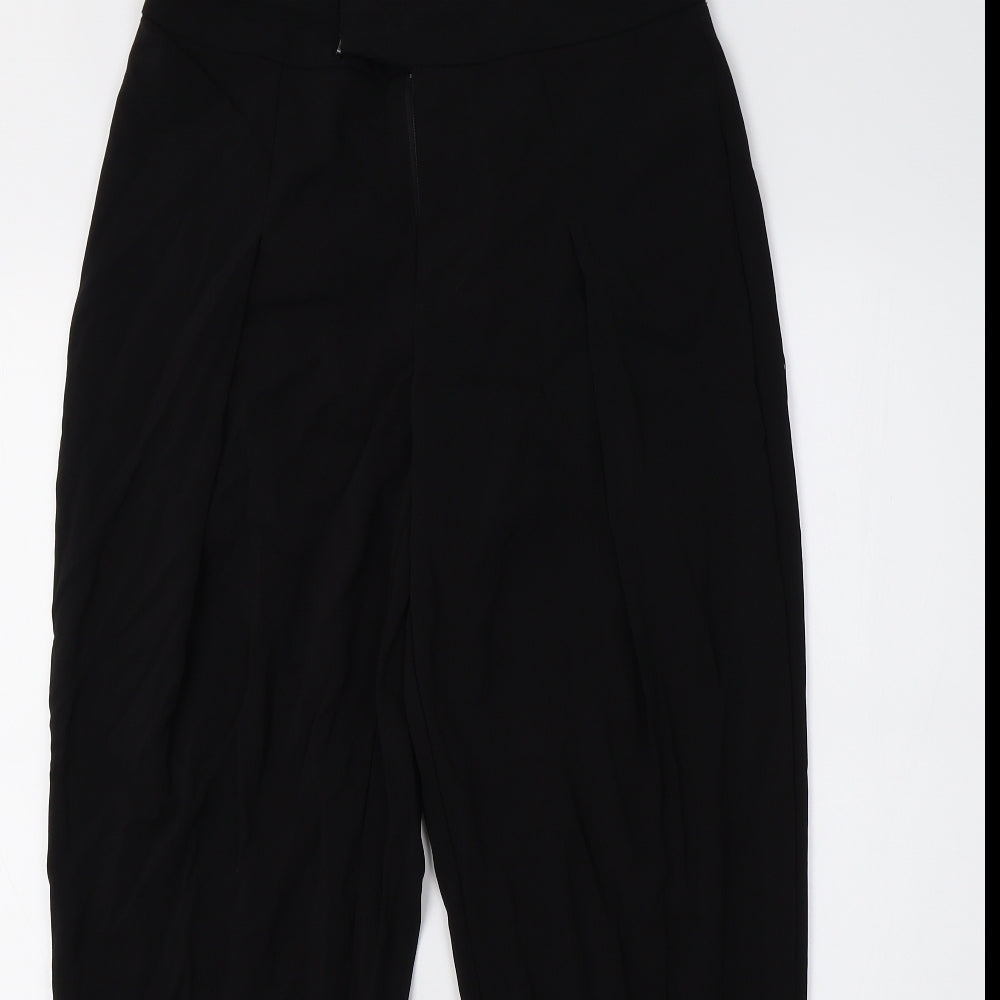 Womens UK Size S FOREVER 21 Regular Fit  Black Trousers
