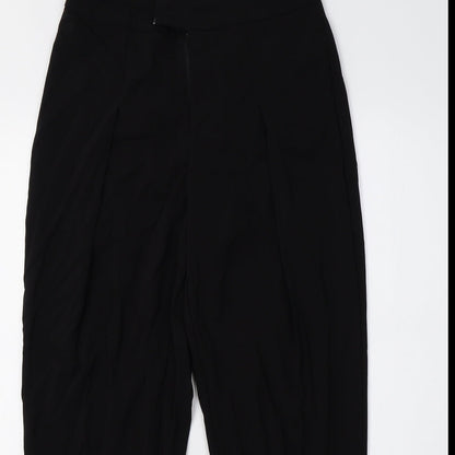 Womens UK Size S FOREVER 21 Regular Fit  Black Trousers