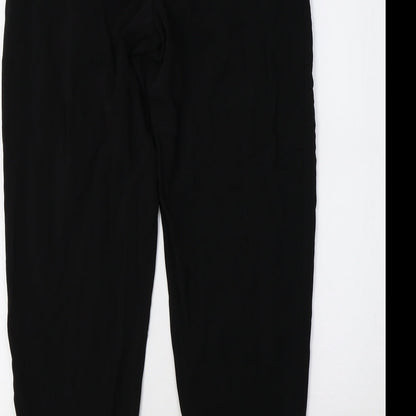 Womens UK Size S FOREVER 21 Regular Fit  Black Trousers