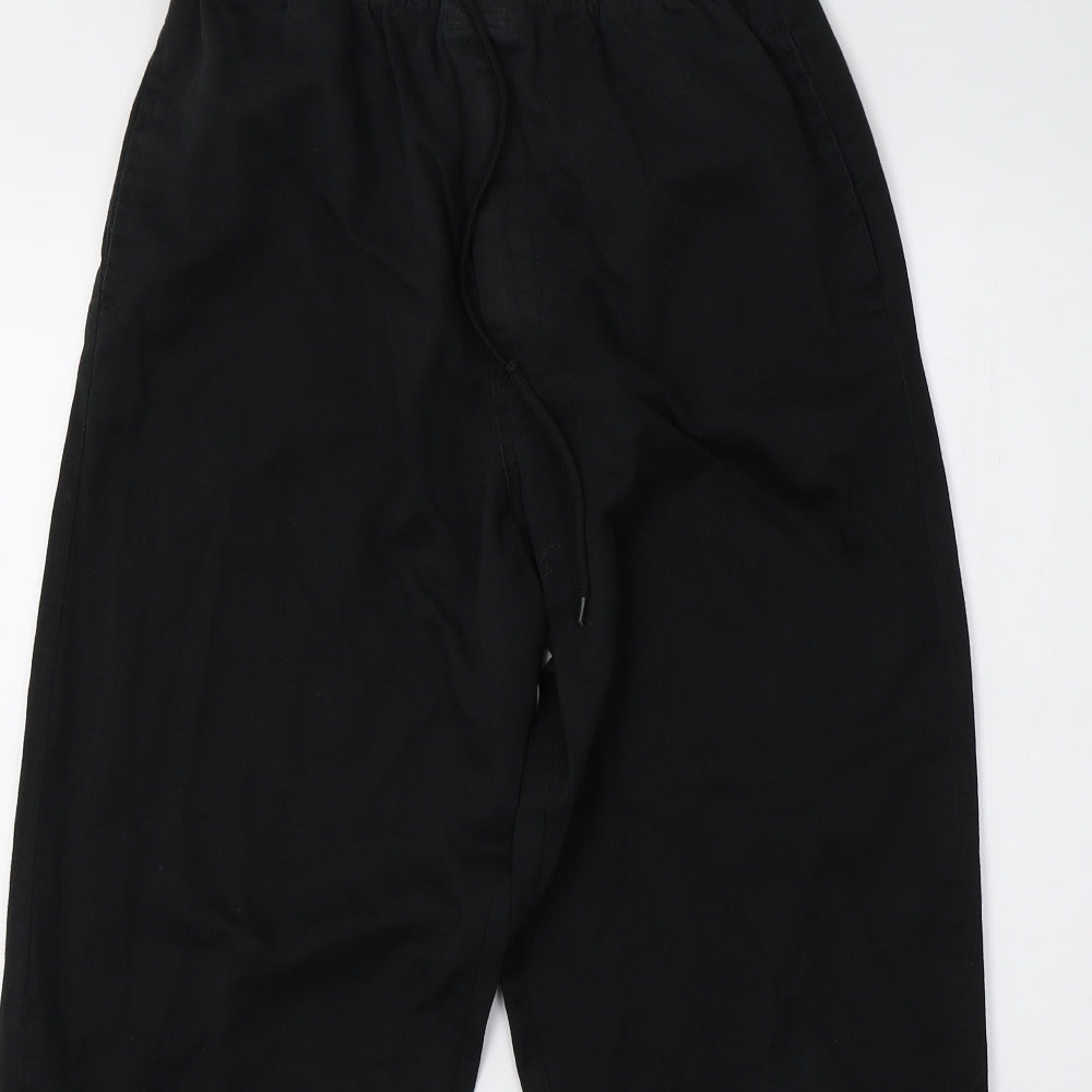 russums Mens Black   Sweatpants Trousers Size S L28 in