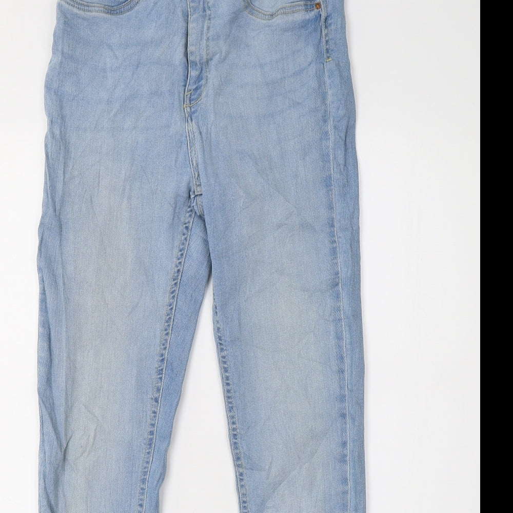 Womens UK Size 28 Preworn Regular Fit Skinny Blue Jeans